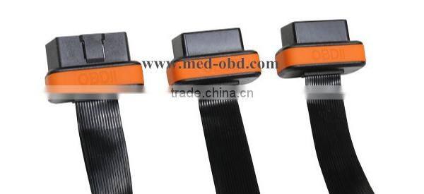 OBD2 Flat Splitter Y Cable,J1962 Male Connector to 2pcs J1962 Female Connector