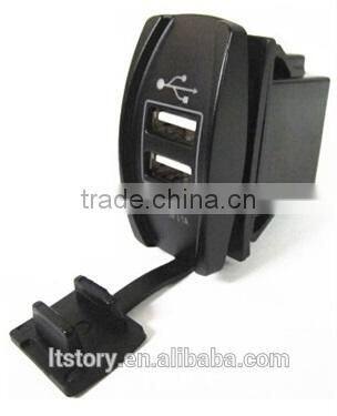 Waterproof DC Car USB charger Socket Carling Switch Style