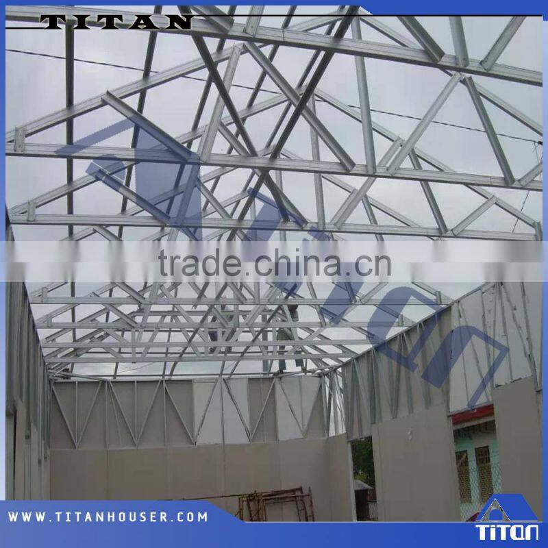 Low Cost Flat Roof Truss Structure for Buildings