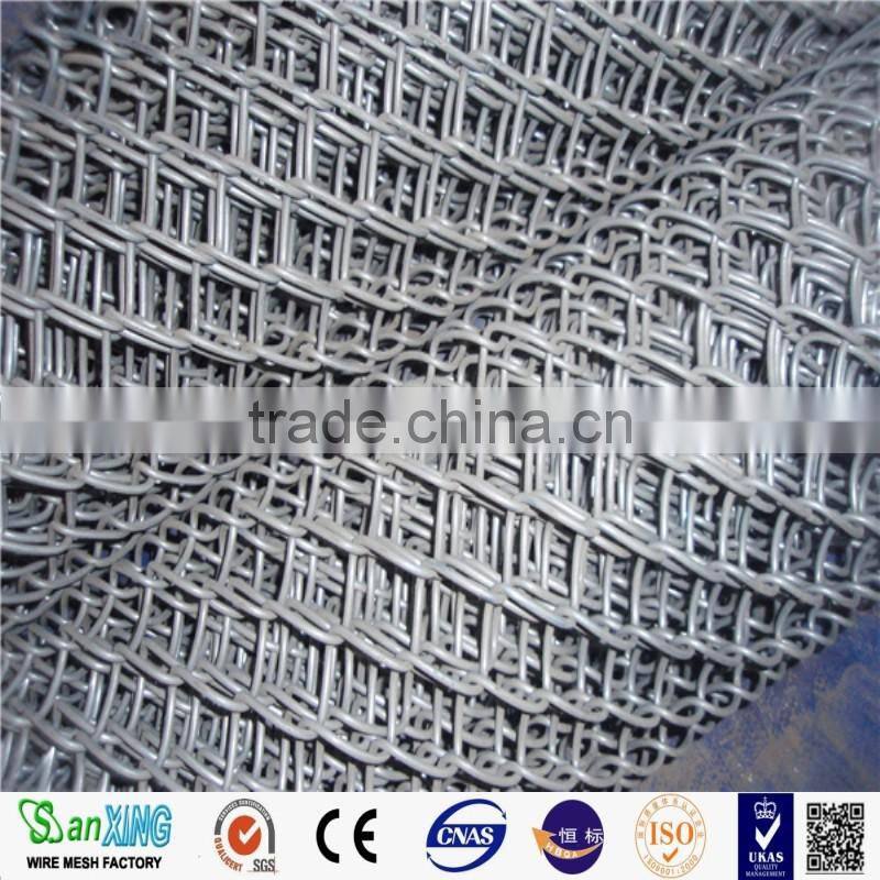 Shool Plastic PVC Coated Chain Link Fence