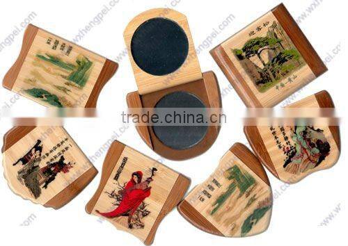 Bamboo Cosmetic Makeup mirror pocket mirror