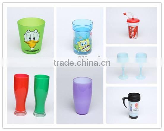 PP 1500ml pither 53oz plastic water jug with handle and 4 cups and tray