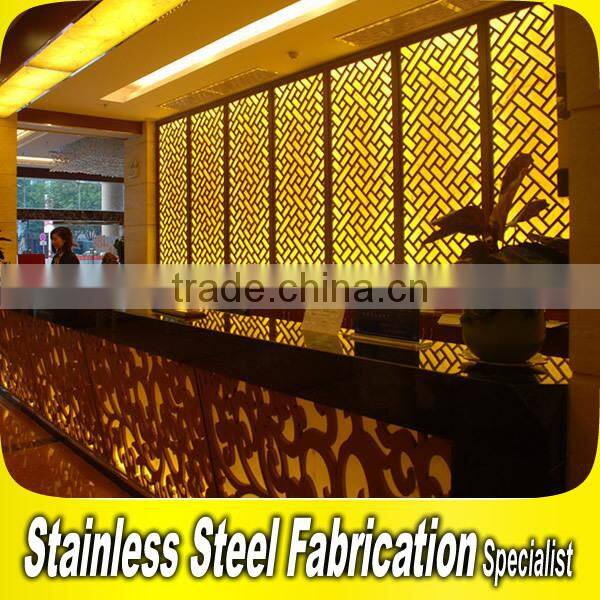 Wholesale Custom Design Wrong Iron Room Divider for Restaurant