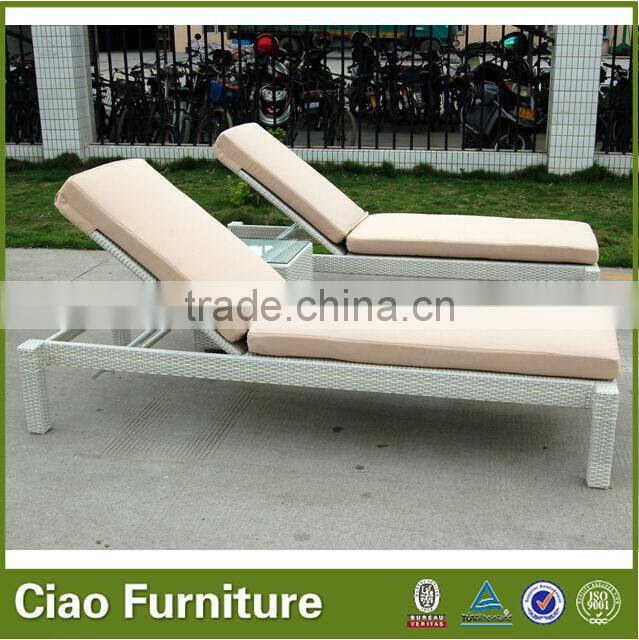 commercial outdoor rattan lounge chair