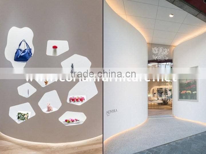 Custom sized corian made watch showcase