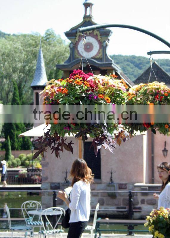 decorative hanging flower planters plastic