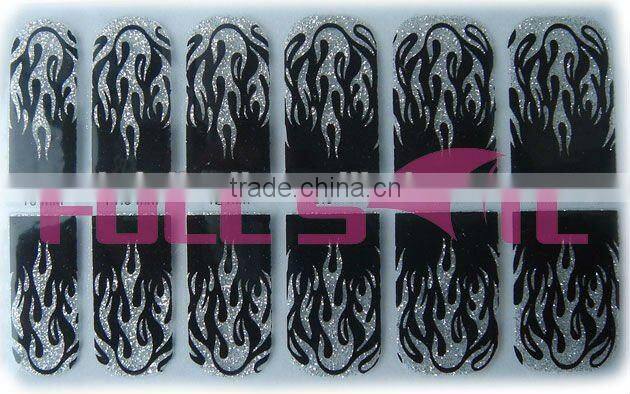 2016 Fashion Punk Transfer Foil Sticker Broken Glass Nail Art DIY Nail Beauty Decoration