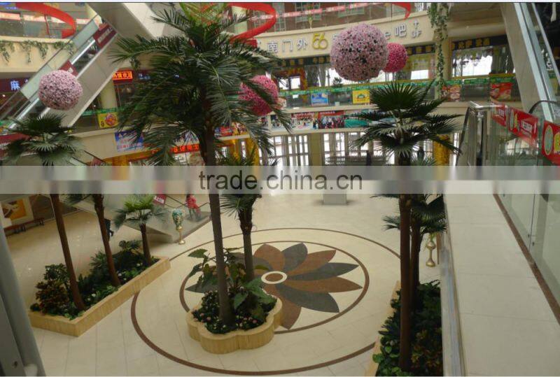 artificial palm tree with brown bark fiberglass tree sale fake tree outdoor decoration