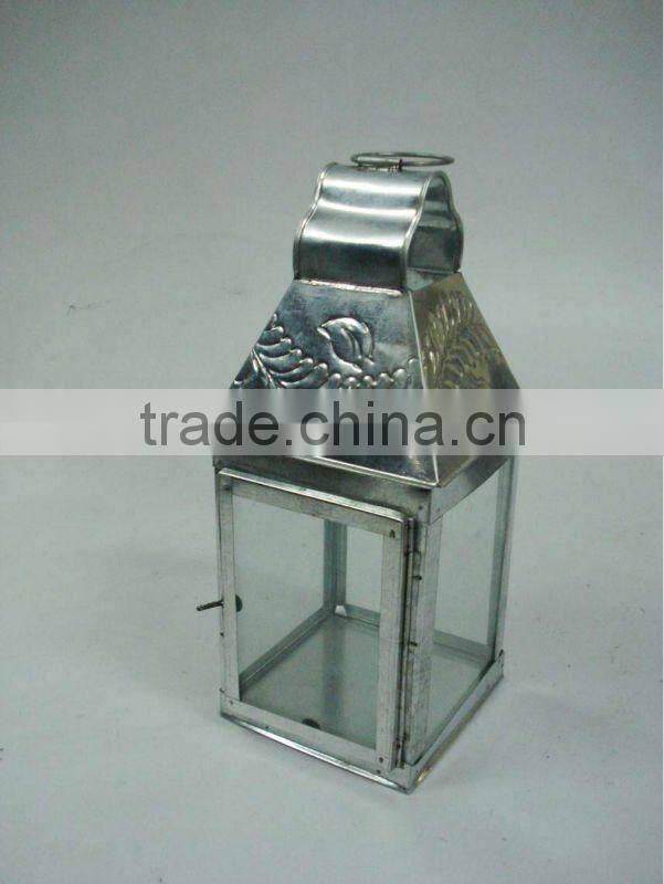 Zinc Candle Lanterns, Zinc Garden Lanterns