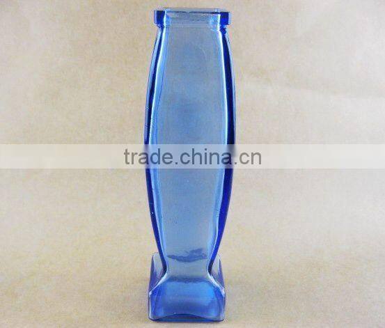 Fashion cheap glass vase /colour flower vase