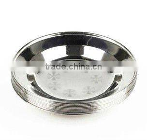 stainless steel shallow plate