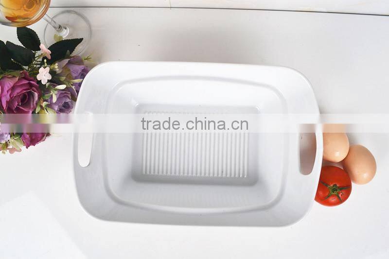 11.5" Square porcelain baking tray