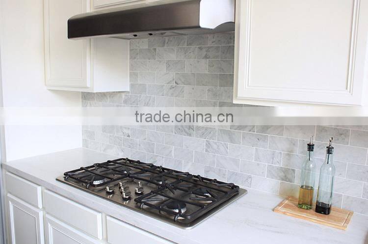Wholesale indoor decor natural stone white marble stone marble tile