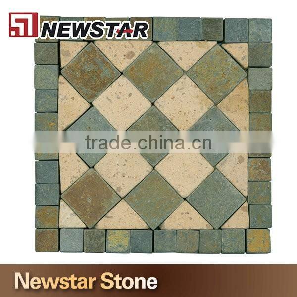 slate mosaic china slate multicolor natural stone slate mosaic