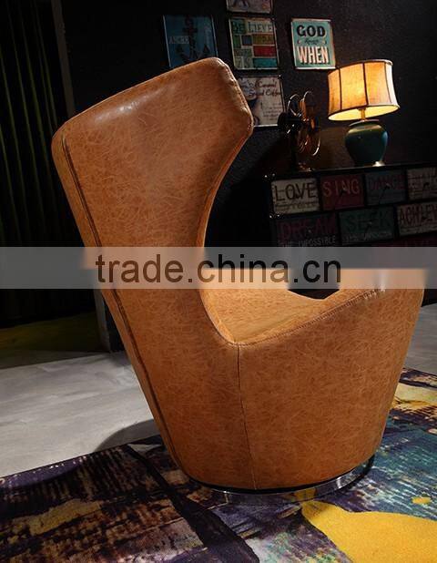 YYF3 Good Quality Luxury Hotel Leather Sofa Chair/Single Sofa Chair/Lounge Sofa Chair Designs