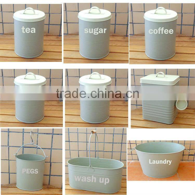 Metal laundry Powder Box
