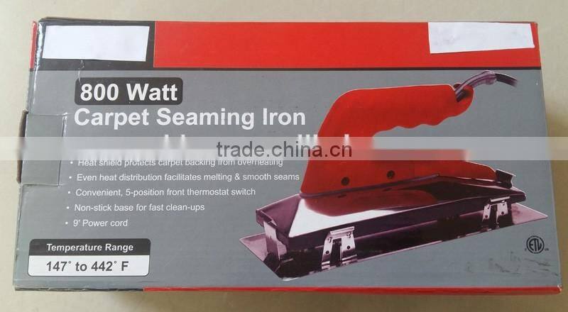800W Power Electric Heating Carpet Seaming Iron