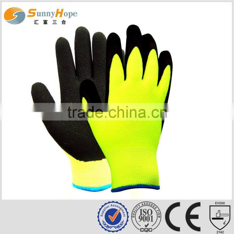 SUNNYHOPE foam nitrile winter glove