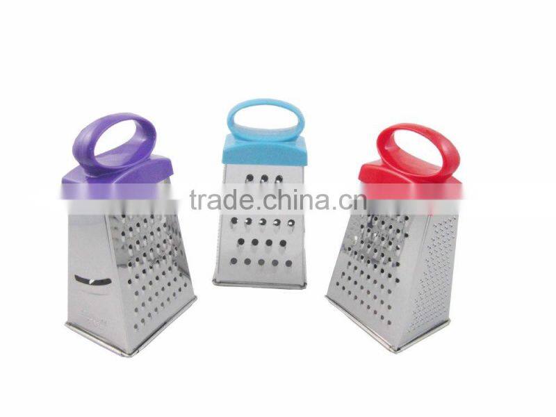 Colorful 4 Sided Stainless Steel Ginger Grater For Vegetable