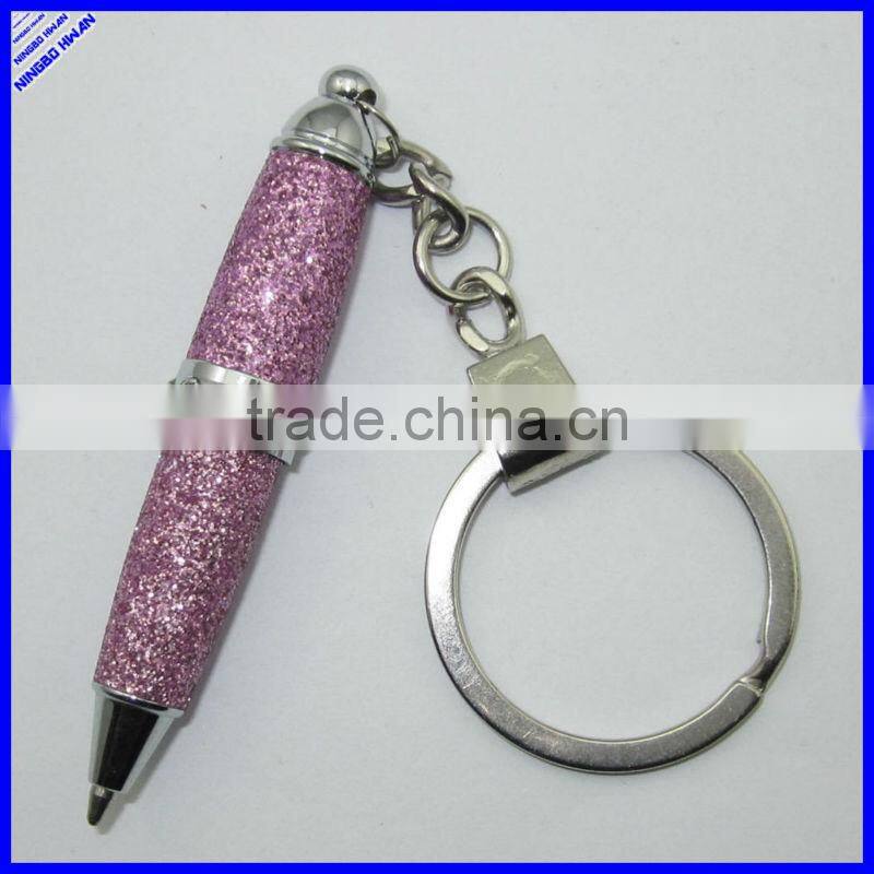 Hot sale new cartoon capsule shape funny pen with string