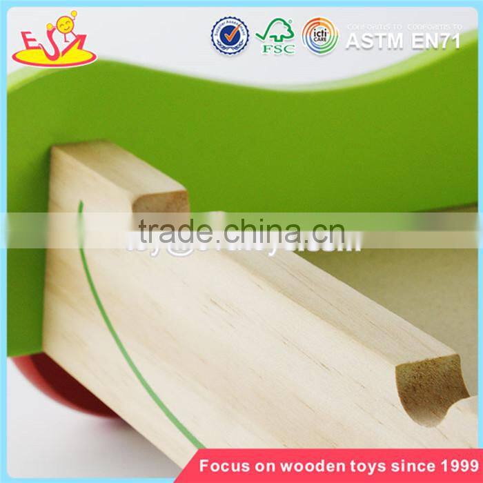 wholesale educational wooden baby activity walker funny toys wooden baby activity walker with building blocks W16E076