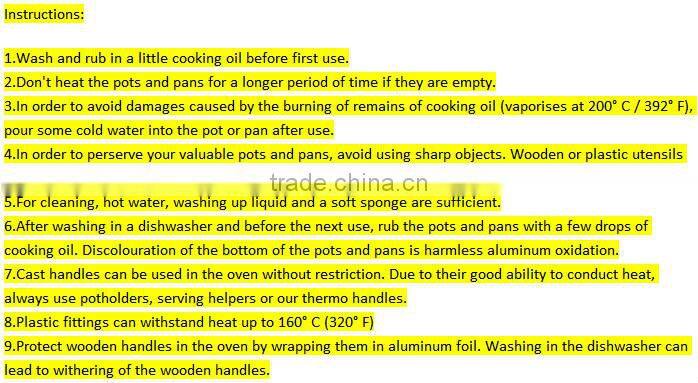 5pcs forged aluminum colorful nonstick coating kitchen utensil