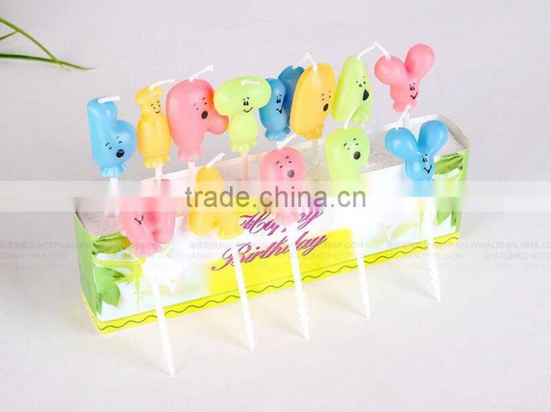 Kawaii Little Feet Shape Happy Birthday Candle for Children