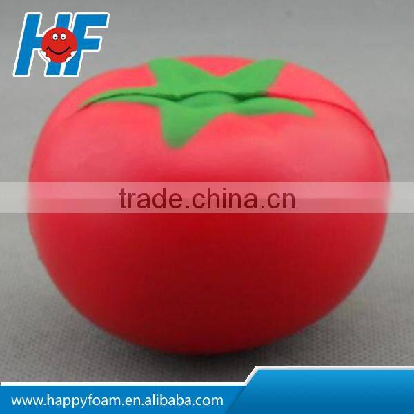 pu promotional tomato anti-stress ball