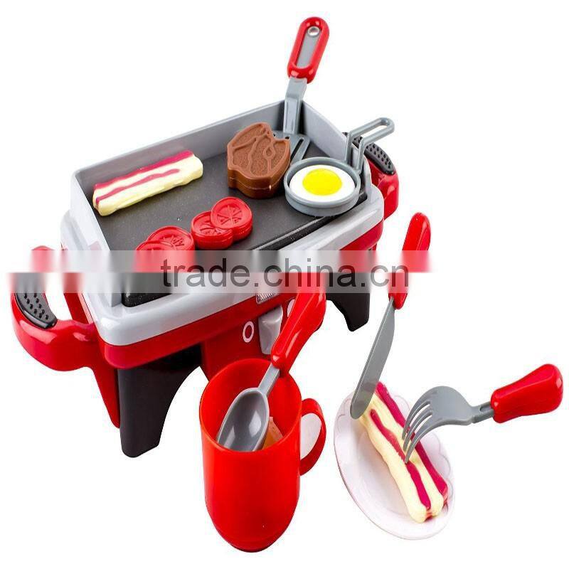 Hot sale high quailty funny stove griddle plastic toy for kids