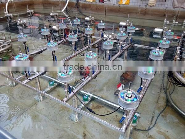 Stainless steel underwater DMX controller 12w led nozzle fountain light