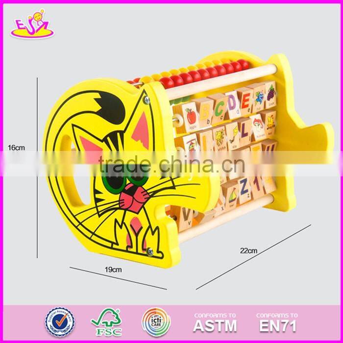 2017 New design preschool wooden toddlers learning toys educational wooden children learning toys W12D052