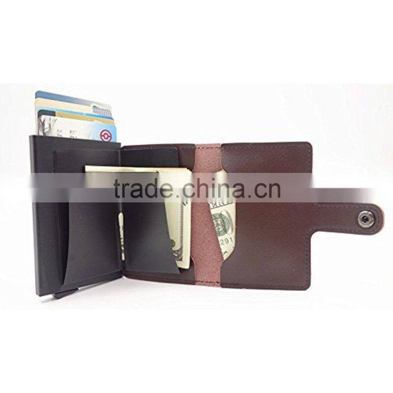 The Automatic Credit Card Holder Rfid Blocking Aluminum Business Pop Up Card Holder