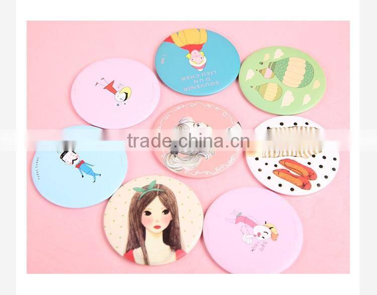tinplate cosmetic mirror/pocket mirror/Macao mirror