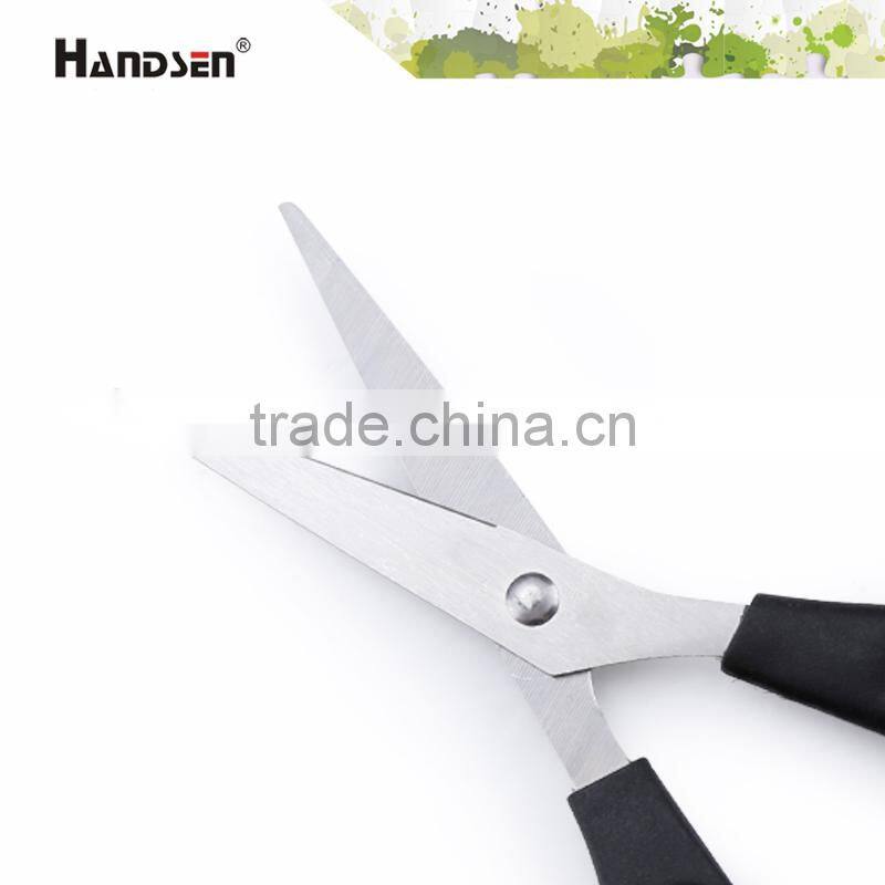 6-1/4" plastic PP/ABS handle short blade scissors