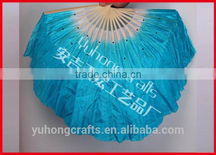 Wholesale Silk Belly Dance Fan Veils