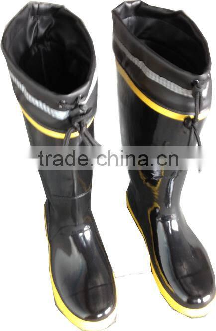 2014 new desgin With Contraction bind Rubber Boots