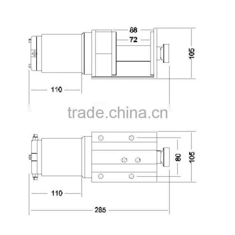2000lb 12V ATV Portable Electric Winch For Sale