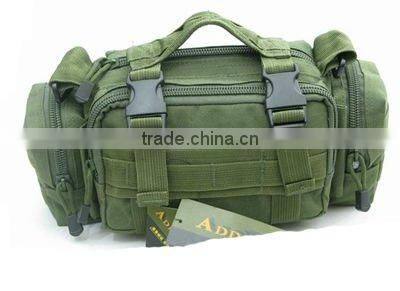 Camouflage canvas camera bag