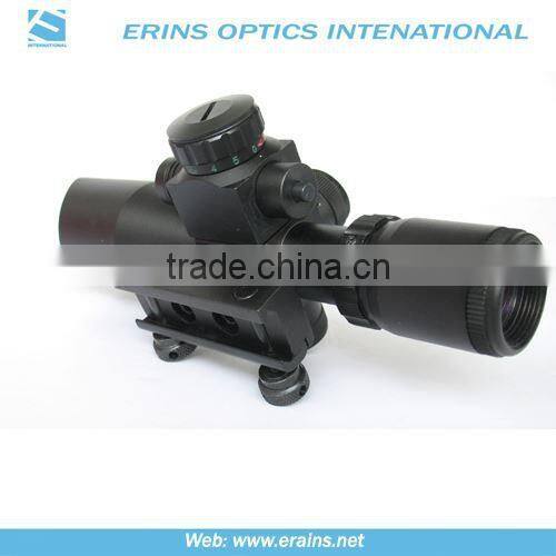 High quality of PRO hunting compact 2.5-10x40 riflescope Red laser sight for pistol and spotting scope of Laser Aim Rifle Scope
