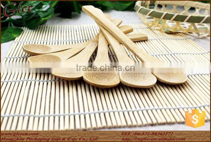 Eco-friendly And Exquisite Ice Cream Bamboo Spoon For Promotion