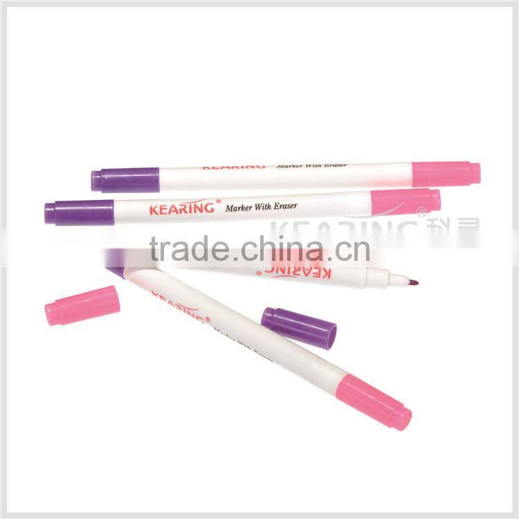 2017 New Kearing Brand Dual Tip Auto Vanishing Pen Air Erasable Marker Pen Embroidery