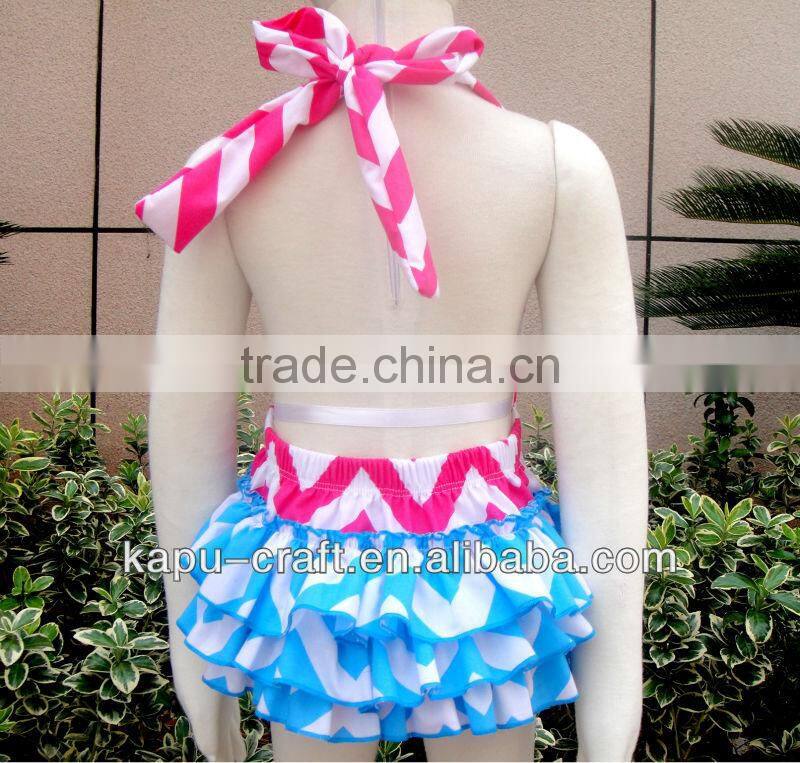 Cute infant chevron baby garment blank infant rompers