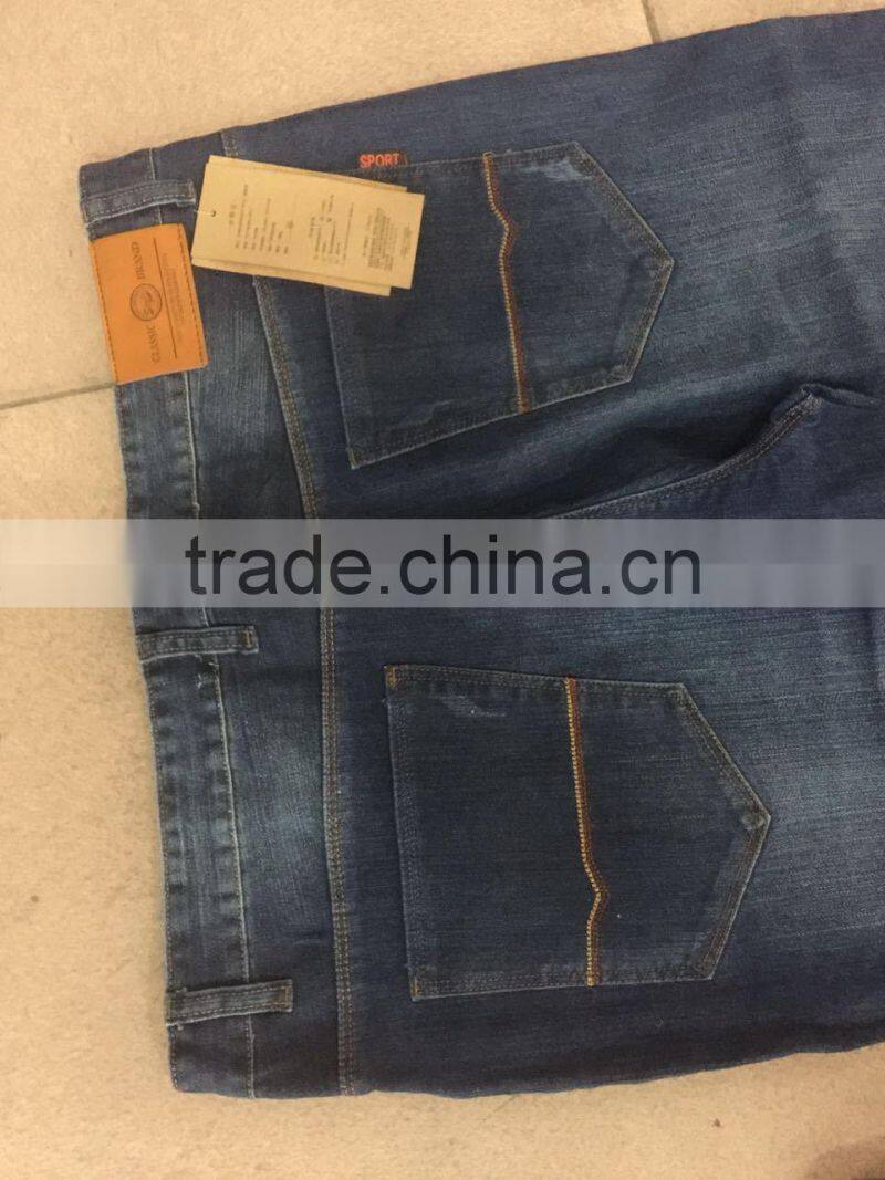GZY Custom Straight Jeans Men Durable Stock 2017