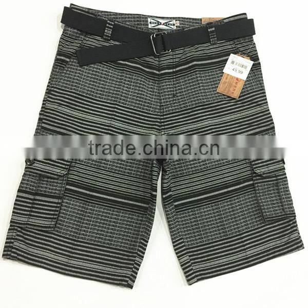 2016 Cheap Price Man Washed Shorts Stock Garment
