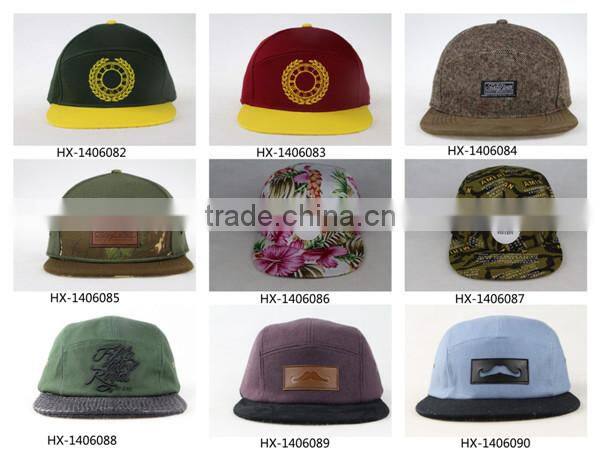 Cheap design your own reflective 5 panel hat cap