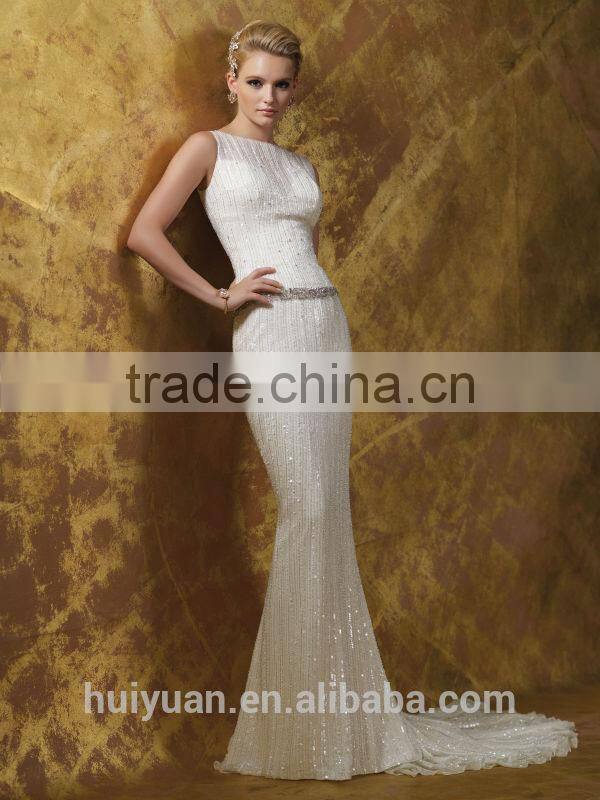 lux beaded bling off shoulder high neck A-line unique bridesmaid dresses