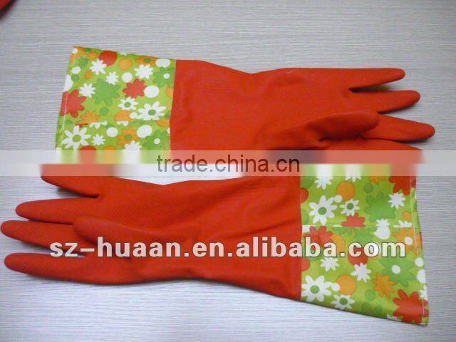 2012 popular rubber household glovesehold gloves