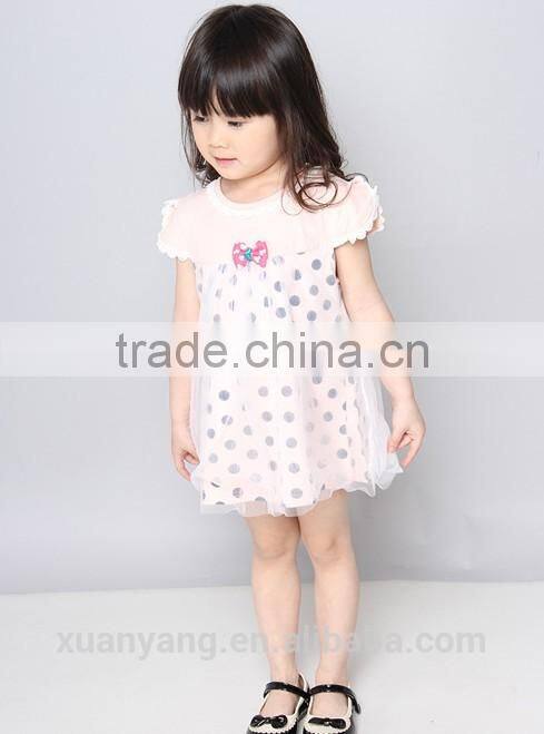 Hot sale bubble printing party dresses for fat girls