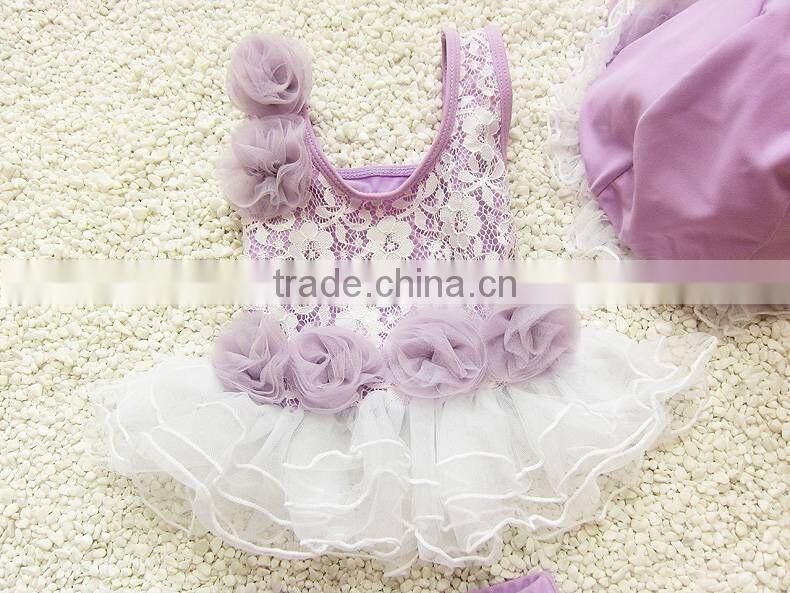 New one piece swimming wear girl bathing suit for summer girl swimming suit wholesale baby lace bikini girl