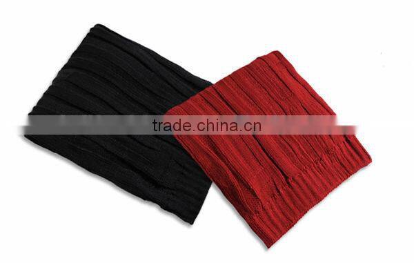 Chinese red high quality fashion winter knitted long scarf